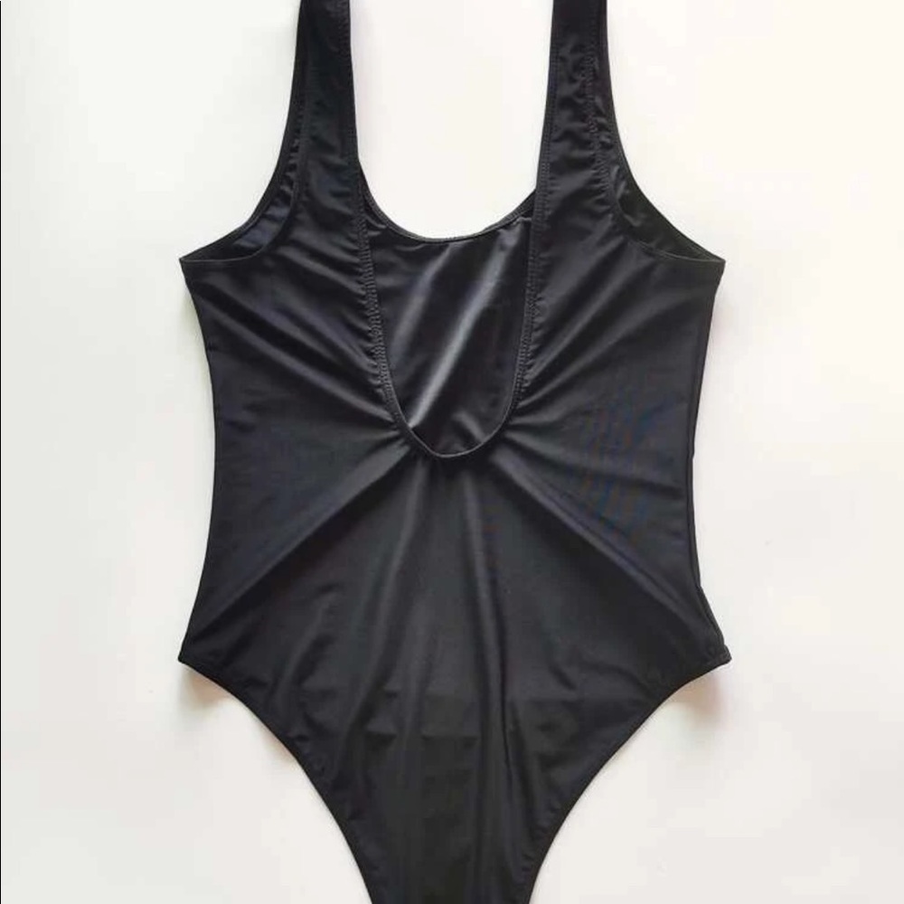 Black one piece bathing-suit - Picture 2 of 2